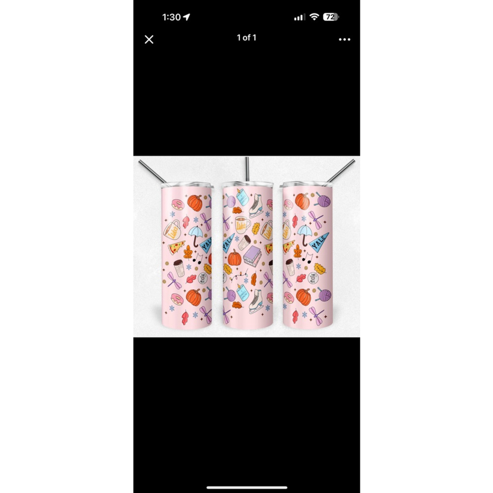 Gilmore Girls Tumbler 22 oz with lid, Straw and cleaner